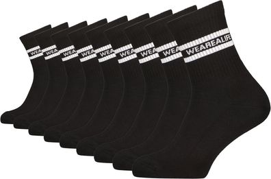 Alife &amp; Kickin Damen Socken HenjaAK Crew Cush Socks 9er Pack 44030-9999