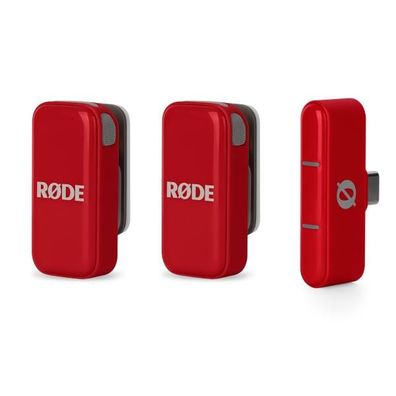 Rode Wireless Micro Drahtloses Mikrofon-System USB-C Rot