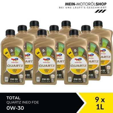 Total Quartz Ineo FDE 0W-30 9x1 Liter