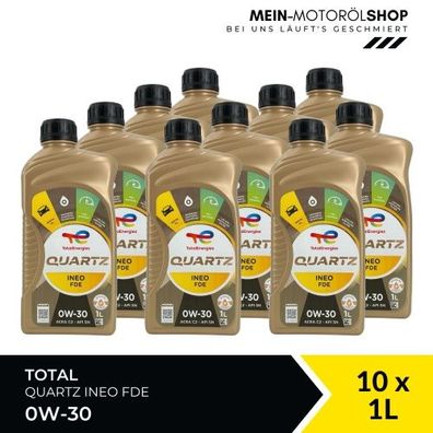Total Quartz Ineo FDE 0W-30 10x1 Liter