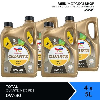 Total Quartz Ineo FDE 0W-30 4x5 Liter