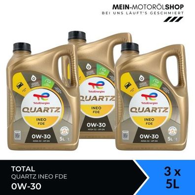 Total Quartz Ineo FDE 0W-30 3x5 Liter