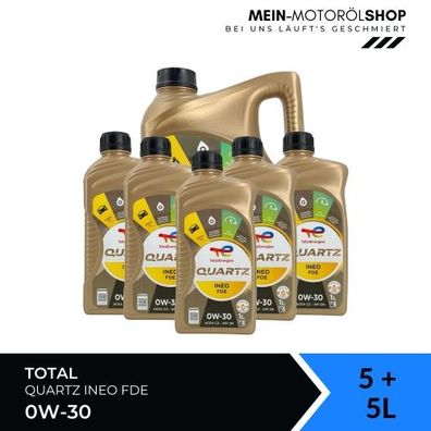 Total Quartz Ineo FDE 0W-30 5 + 5 Liter