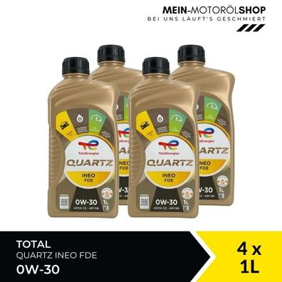 Total Quartz Ineo FDE 0W-30 4x1 Liter