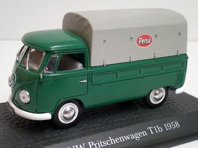 VW T1b Transporter Pritsche/Plane °Persil° 1:43 Atlas Modellauto