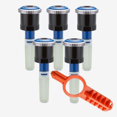 5x Hunter Rotator Düse MP 3000 90° - 210° Wurfweite 6,7 bis 9,1 m + Einstellschlüssel