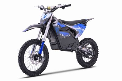 72V Elektro Kinder Moto Cross Dirt Bike Hurricane 5000W blau