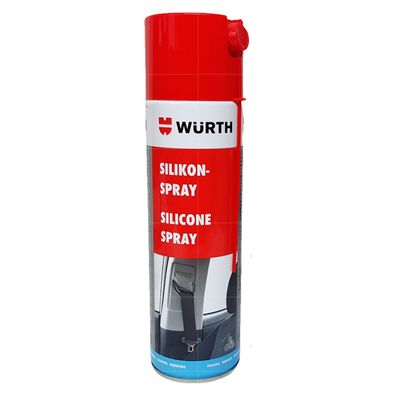 WUERTH Silikonspray 0.5 LTR Kunststoffpflege gute Gleitwirkung Aussenbereich