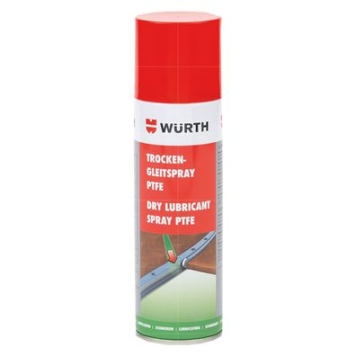WUERTH Trockengleitspray PTFE 0.3 LTR Verschleissschutz wasserbeständig