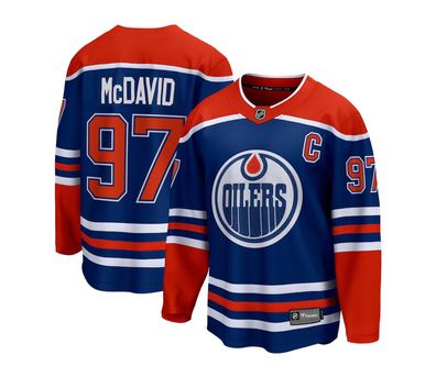 Trikot Fanatics Breakaway NHL Edmonton Oilers Home Blau Connor McDavid
