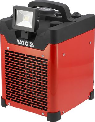 Heizgerät, Heizlüfter, Heizgebläse 3300W 3 Stufen mit Thermostat und LED Strahler
