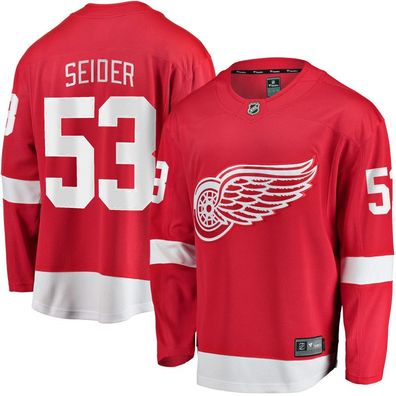 Trikot Fanatics Breakaway NHL Detroit Red Wings Home Moritz Seider