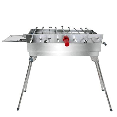 Mangal President Set mit 9er Drehspieß Motor Powerbank Spieße