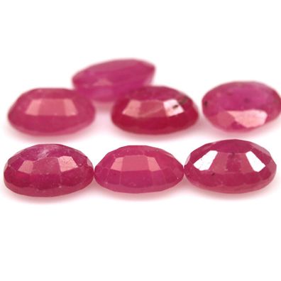 1 Stück ovaler natürlicher rosa Madagascar Rubin ca. (3,7-4,1 x 4,7-5,2 m (RR2205112)