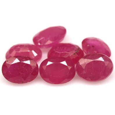 1 Stück ovaler natürlicher rosa Madagascar Rubin ca. (4-4,1 x 4,9-5 mm) (RR2205113)