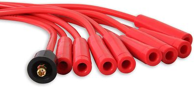 8mm rot Zündkabelsatz Kerzenstecker gerade