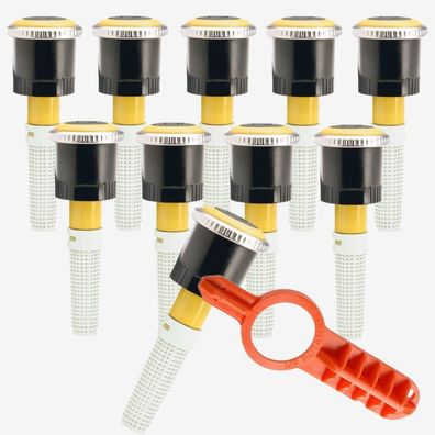 10x Hunter Rotator Düse MP 3000 210° - 270° Wurfweite 6,7 - 9,1 m + Einstellschlüssel