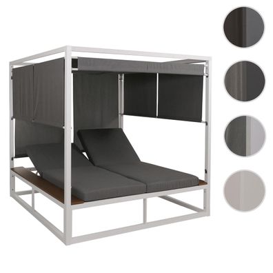 Aluminium Lounge-Gartenliege HWC-M63b, XL Sonnenliege Bali-Liege Daybed