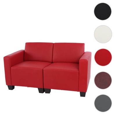 Modular 2-Sitzer Sofa Couch Lyon, Kunstleder