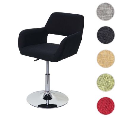 Esszimmerstuhl HWC-A50 III, Stuhl Küchenstuhl, Retro 50er Jahre, Stoff/Textil
