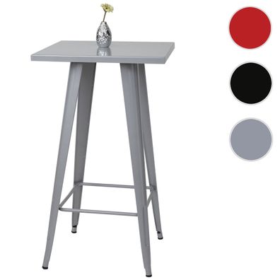 Stehtisch HWC-A73, Bistrotisch Bartisch, Metall Industriedesign 105x60x60cm