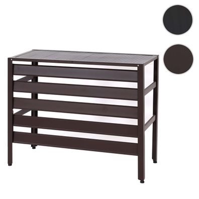 Alu Verkleidung für Klimaanlage/Wärmepumpe HWC-K59, Metall 73x90x38cm