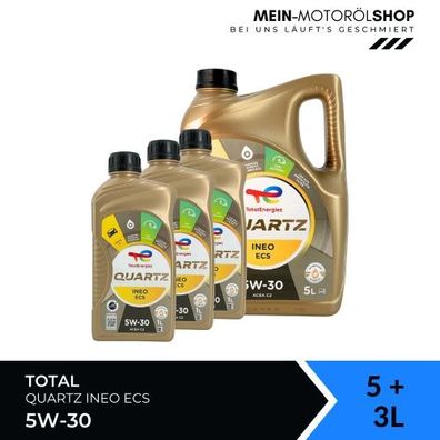 Total Quartz Ineo ECS 5W-30 5 + 3 Liter