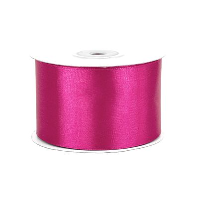 Satinband 50mm x 25m Rolle Fuchsia