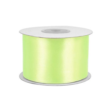 Satinband 50mm x 25m Rolle Hellgrün