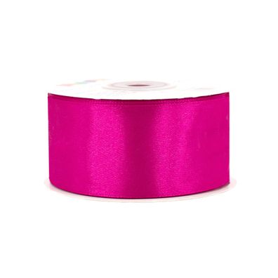Satinband 38mm x 25m Rolle Fuchsia