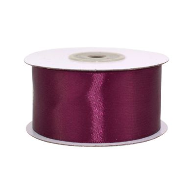 Satinband 38mm x 25m Rolle Weinrot / Bordeaux
