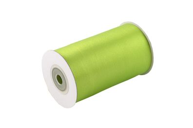 Satinband 100mm x 10m Rolle Hellgrün / Maigrün