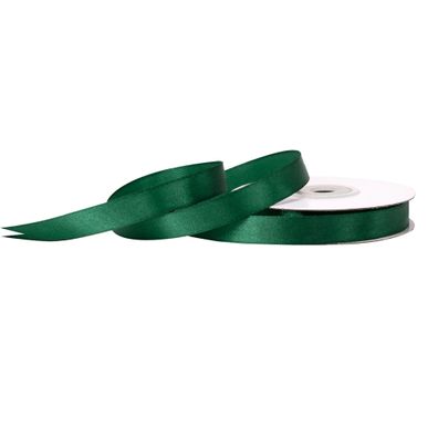 Satinband 12mm x 25m Rolle Dunkelgrün