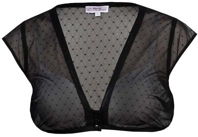 MarJo Dirndlbluse Halina-Dorina Flügelarm schwarz - Größe : 30