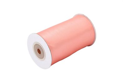 Satinband 100mm x 10m Rolle Lachs