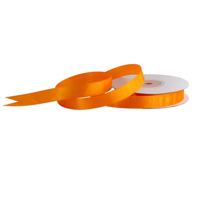 Satinband 12mm x 25m Rolle Orange