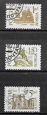 Russland gestempelt Michel Nummer 251-253