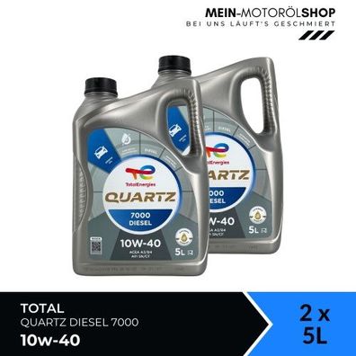 Total Quartz Diesel 7000 10W-40 2x5 Liter