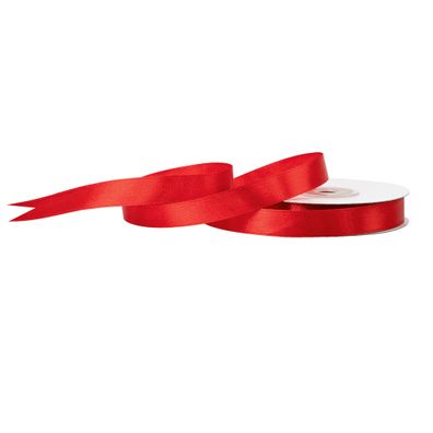 Satinband 12mm x 25m Rolle Rot