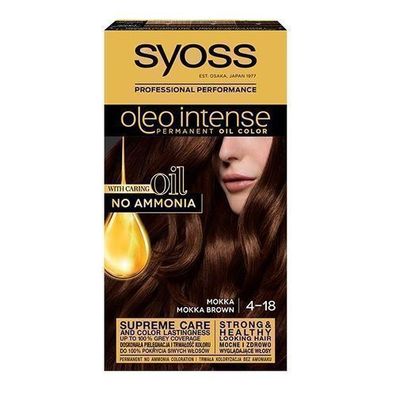 Syoss Permanent Haarfarbe Mokka 4-18, 50ml