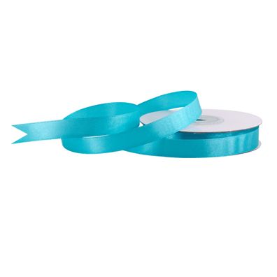 Satinband 12mm x 25m Rolle Helltürkis