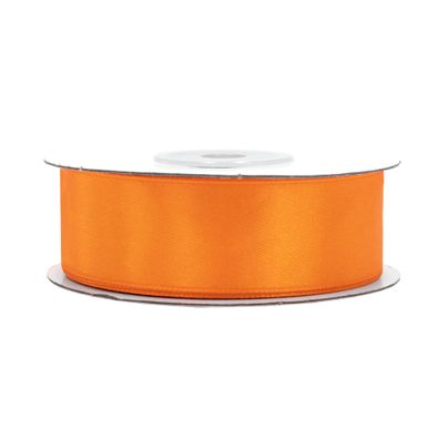 Satinband 25mm x 25m Rolle Orange