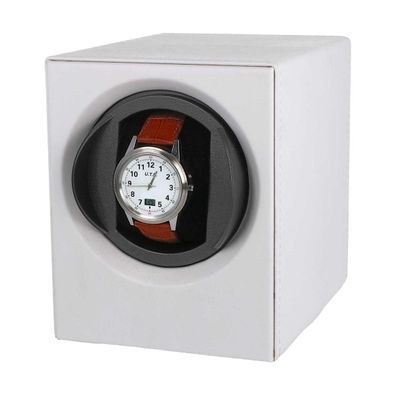 Uhrenbeweger Leder weiß für eine Uhr (Batteriebetrieb) von Augusta