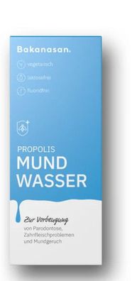 Bakanasan - Mundwasser Propolis - 50 ml - Schützt und pflegt das Zahnfleisch