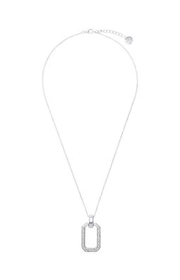Joop! Damen Halskette mit Anhänger 2038935 Silber 925, rhodiniert, Zirkonia