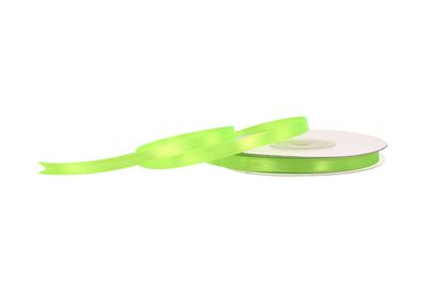Satinband 6mm x 25m Rolle Hellgrün
