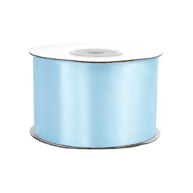 Satinband 50mm x 25m Rolle Hellblau
