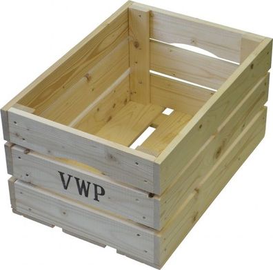 Fahrradkiste Holz Natur 40 Liter
