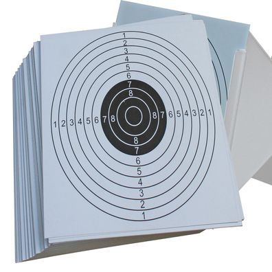 Landmann Zielscheiben100 Stück 17 x 17 cm für Kugelfang Luftdruckwaffen Ziele