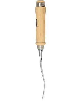 Kirschen Stechbeitel mit Weißbuchenheft 20 mm geschwungene Form 1051020